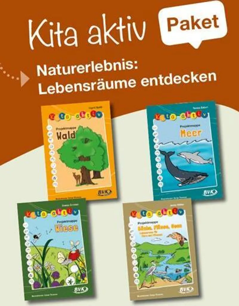 Kit éducatif nature Kita aktiv - Exploration des habitats pour enfants