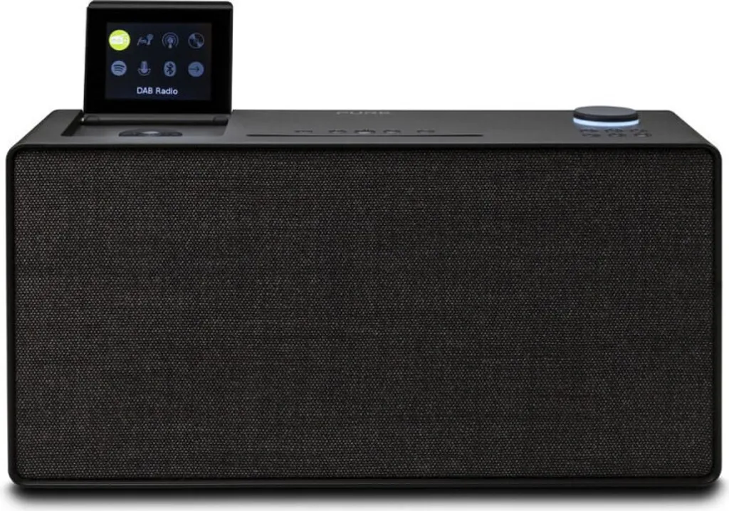 Système musical Pure Evoke Home Coffee Black avec Son Stéréo 100W et Bluetooth