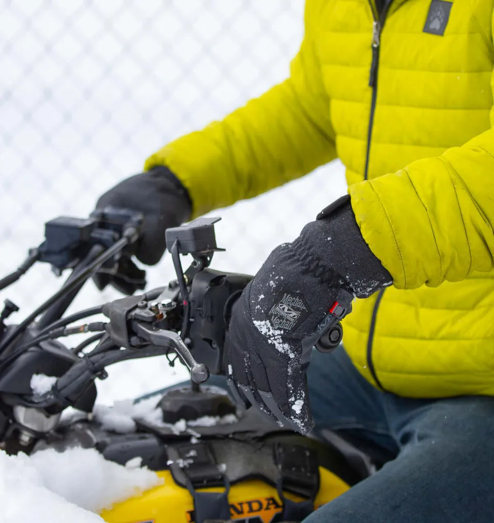 Gants isolants coupe-vent Mechanix ColdWork WindShell Noir Vert - 9