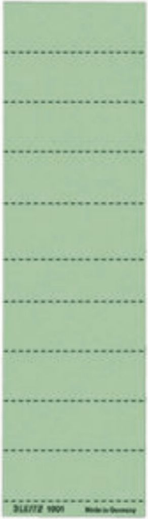 Beschriftungsschilder für Vollsichtreiter 60x21mm grün VE=40x100 Stück