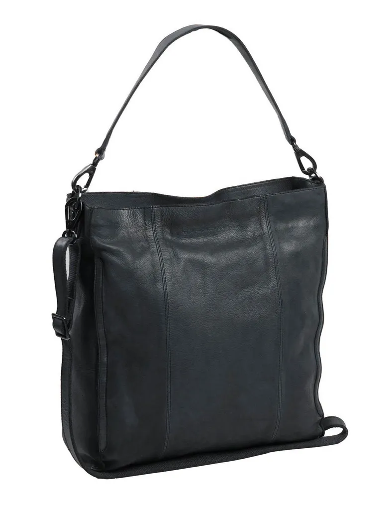 Sac à Bandoulière Rebecca Noir en Cuir Véritable pour Femme Moderne
