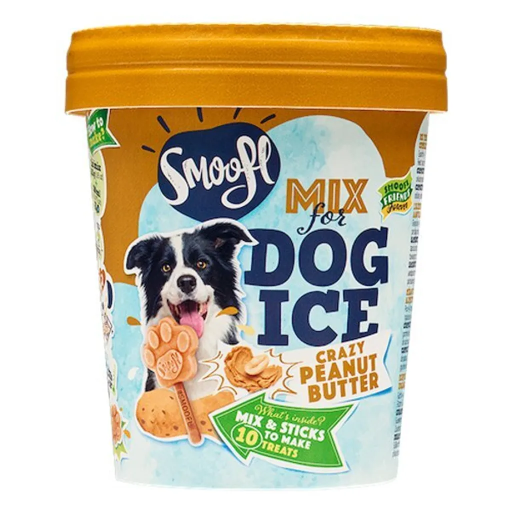 Smoofl Miscela di gelato per cani al burro di arachidi