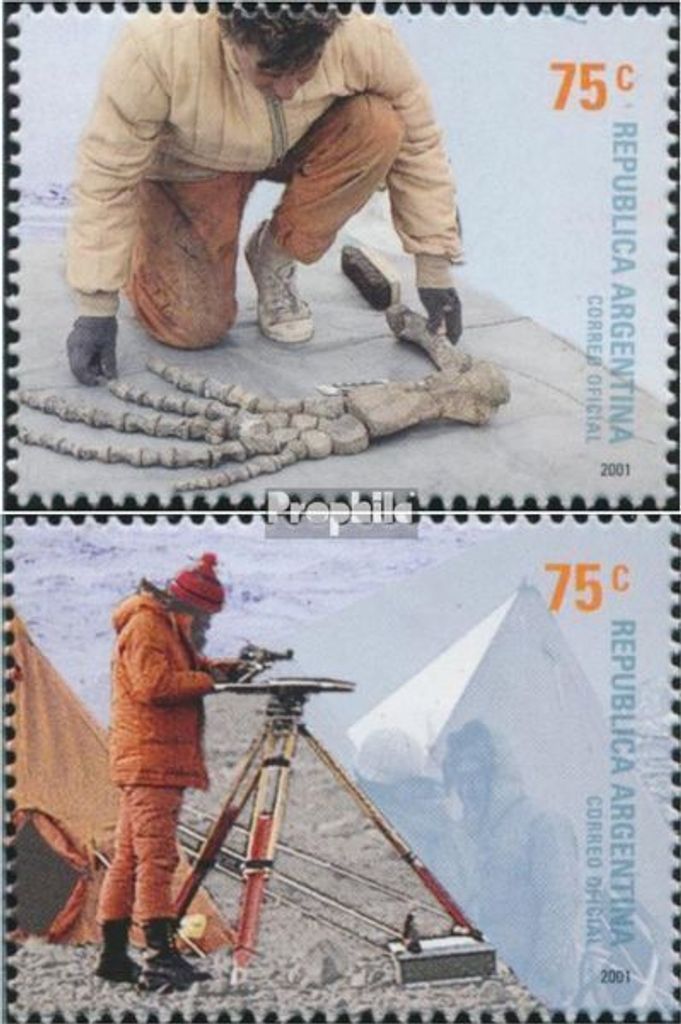 Briefmarken Argentinien 2001 Mi 2652-2653 (kompl.Ausg.) Produktbild 