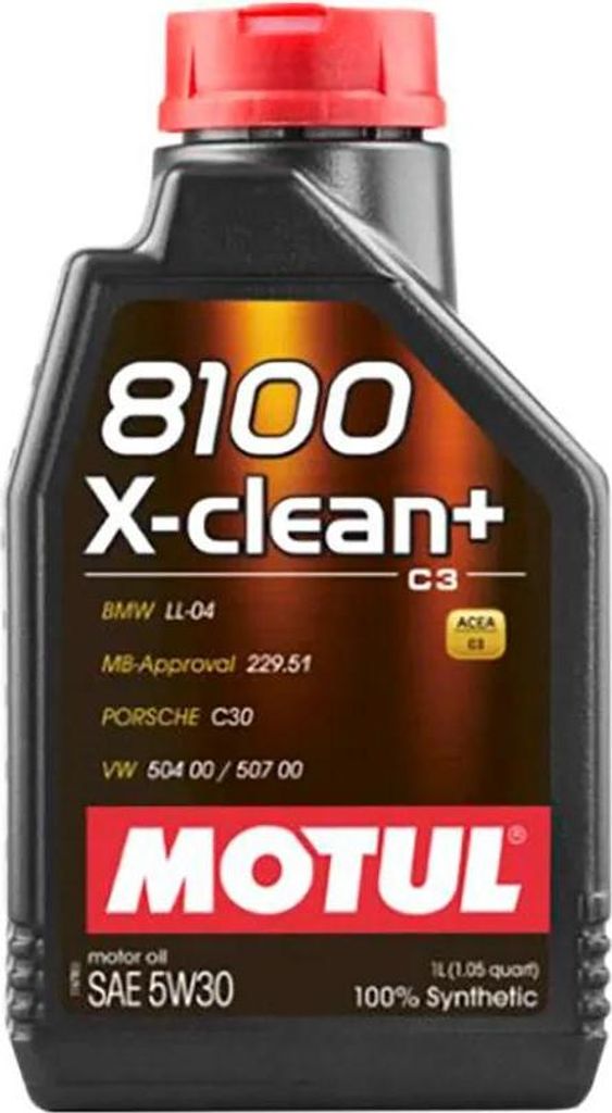 Motoröl MOTUL 8100 X-CLEAN+ 5W-30 1 Liter