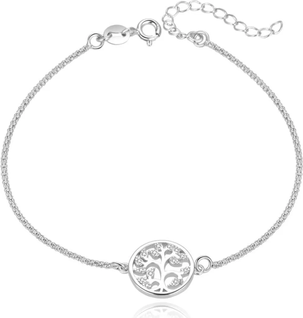 Bracelet argent arbre de vie AGB409 élégant 21cm réglable en argent