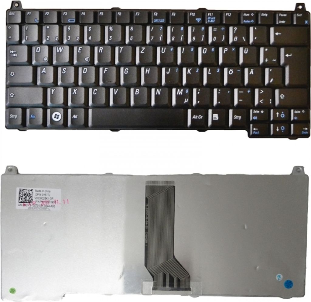 Tastatur für Dell Vostro v 1320 v1520 V020902BK1 0Y877J Y877J 0T454C Serie DE Keyboard