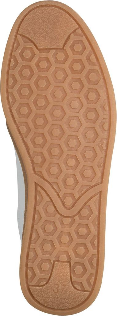 MARCO TOZZI Damen Sneaker Slip-on im Retro Look mit Reißverschluss 2-23739-44, Größe:38 EU, Farbe:Weiß