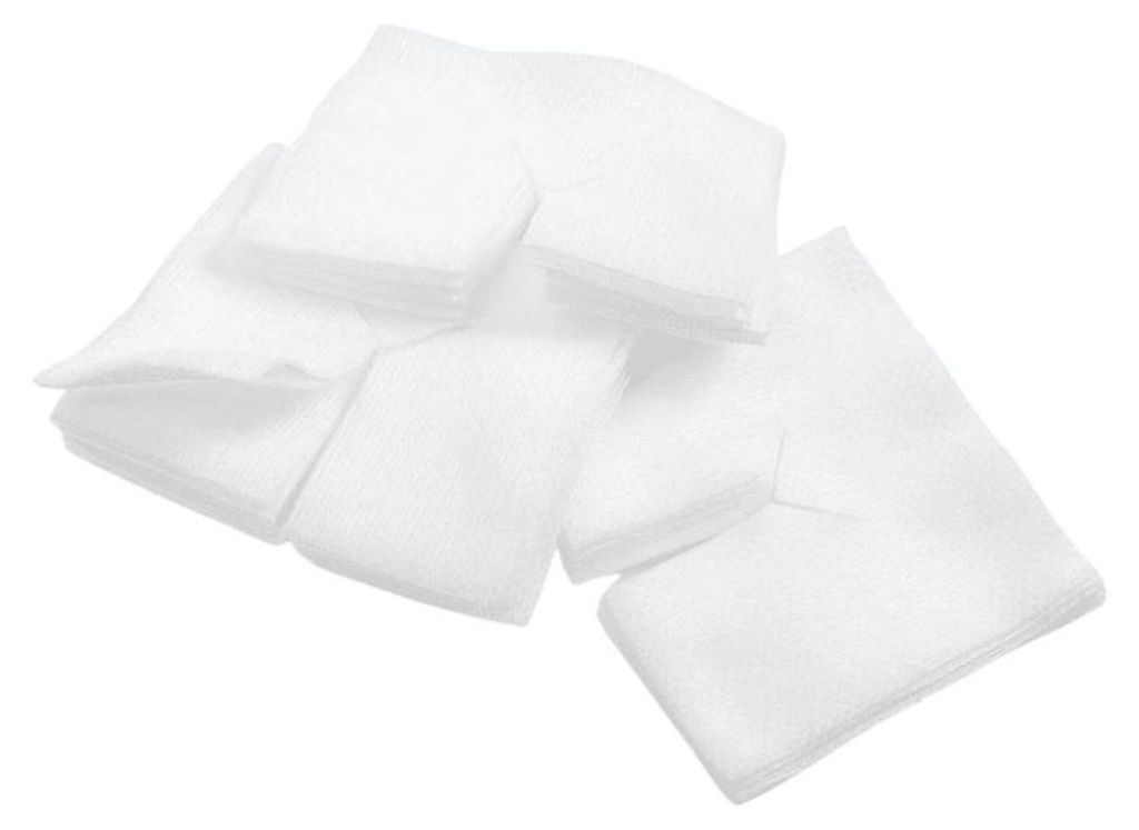 BeeSana Vliesschlitzkompresse, steril, 6-fach, 30 g, 10 x 10 cm, 1 Packung = 50 Stück