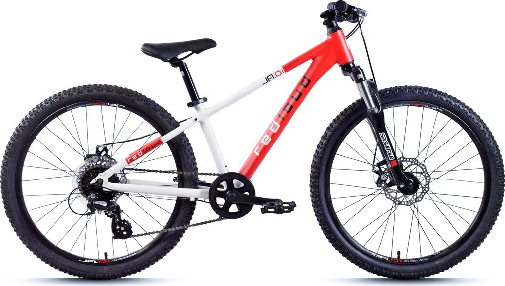 REDLOUD Kinderrad MTB 24 Zoll JA.01 weiß Rahmenhöhe 31 cm