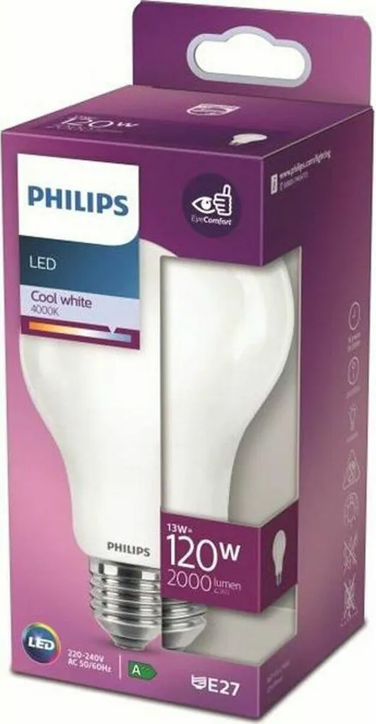 Ampoule LED Philips 120W 4000K pour remplacer vos ampoules sombres E27