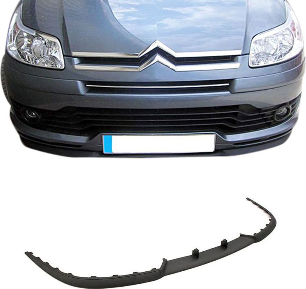 Cup Spoiler Lippe + CLIP SET Frontspoiler Stoßstange für Citroen C2 C3