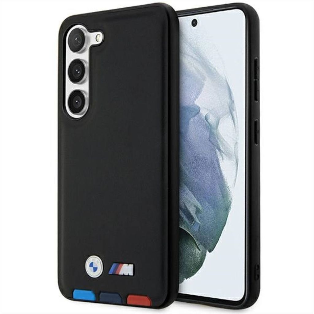 BMW Leather Stamp Tricolor Hardcase Hülle Cover für Samsung Produktbild 