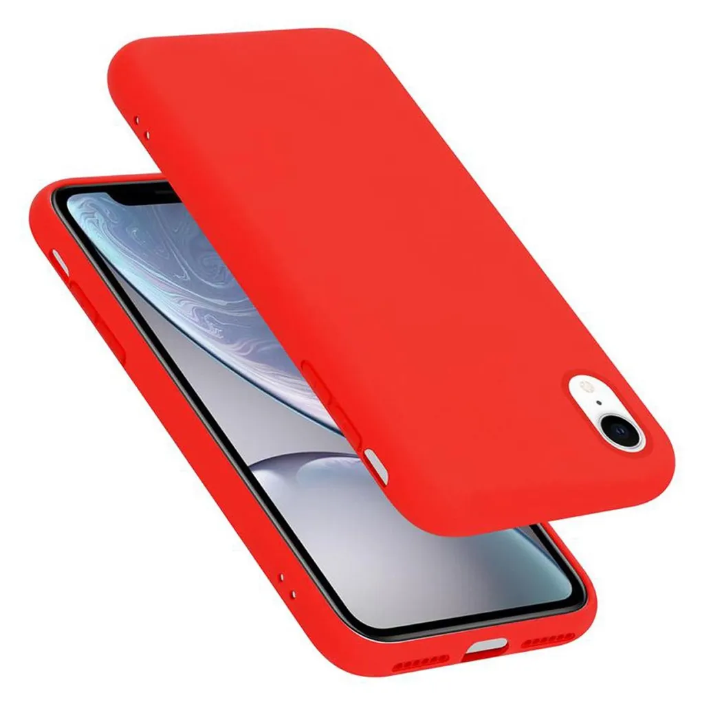 Cadorabo Cover Per Nokia 8 Sirocco - Candy Rosso - Custodia Morbida In Silicone TPU Sottile Antiurto