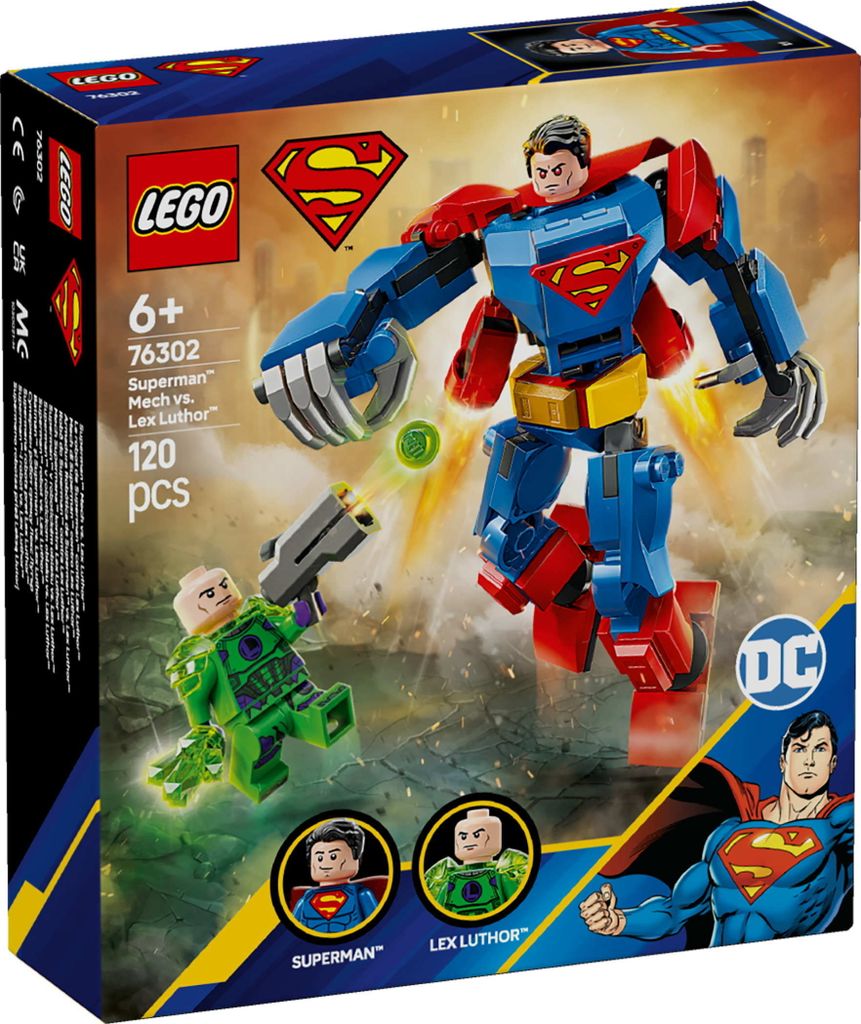 LEGO DC Superman Mech vs. Lex Luthor - Superheldenspeelgoed Productafbeelding 