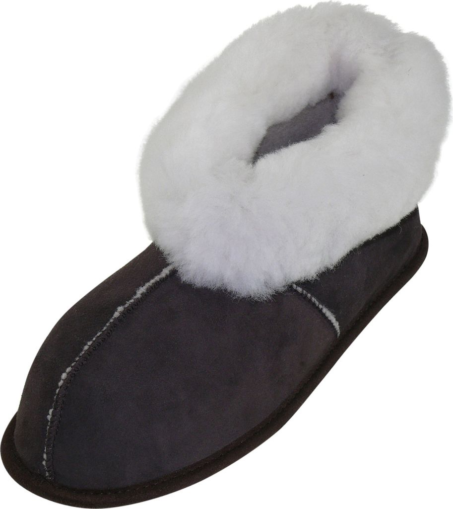 Hausschuhe aus Lammfell in 5 Farben