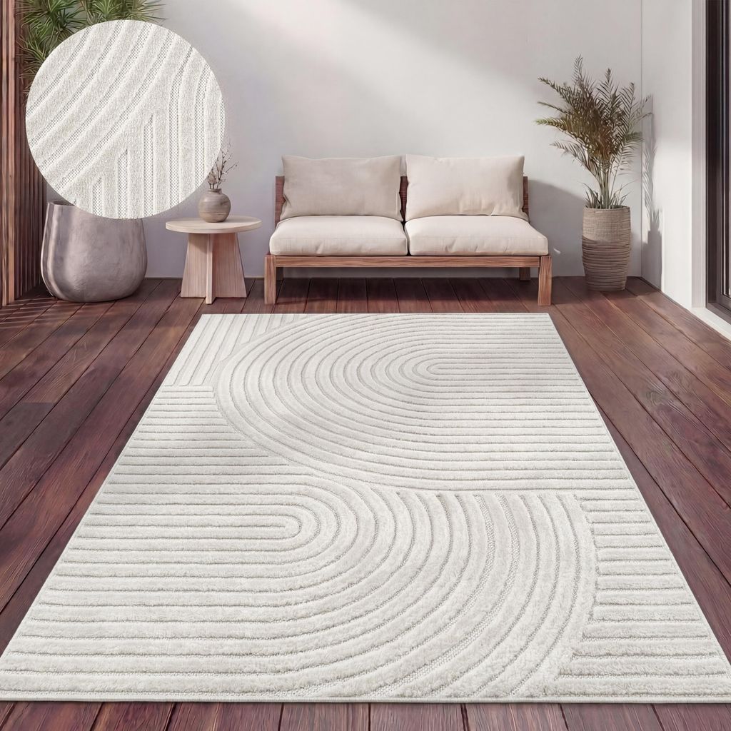Outdoor Teppich Wetterfest Balkon Wohnzimmer Produktbild 