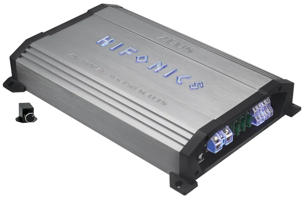Ampli 4 Canaux Hifonics ZXE600/4 pour Améliorer le Son de Voiture