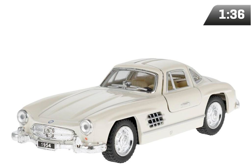 Model 1:36, 1954 Mercedes-Benz 300SL, kremowy Image du produit 