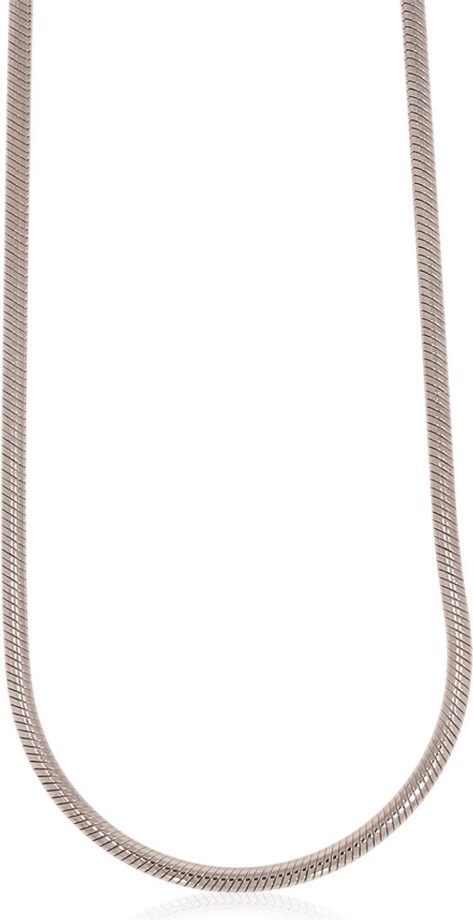 XC0111 Schlangenkette 45 cm lang aus 925 Silber rhodiniert Produktbild 