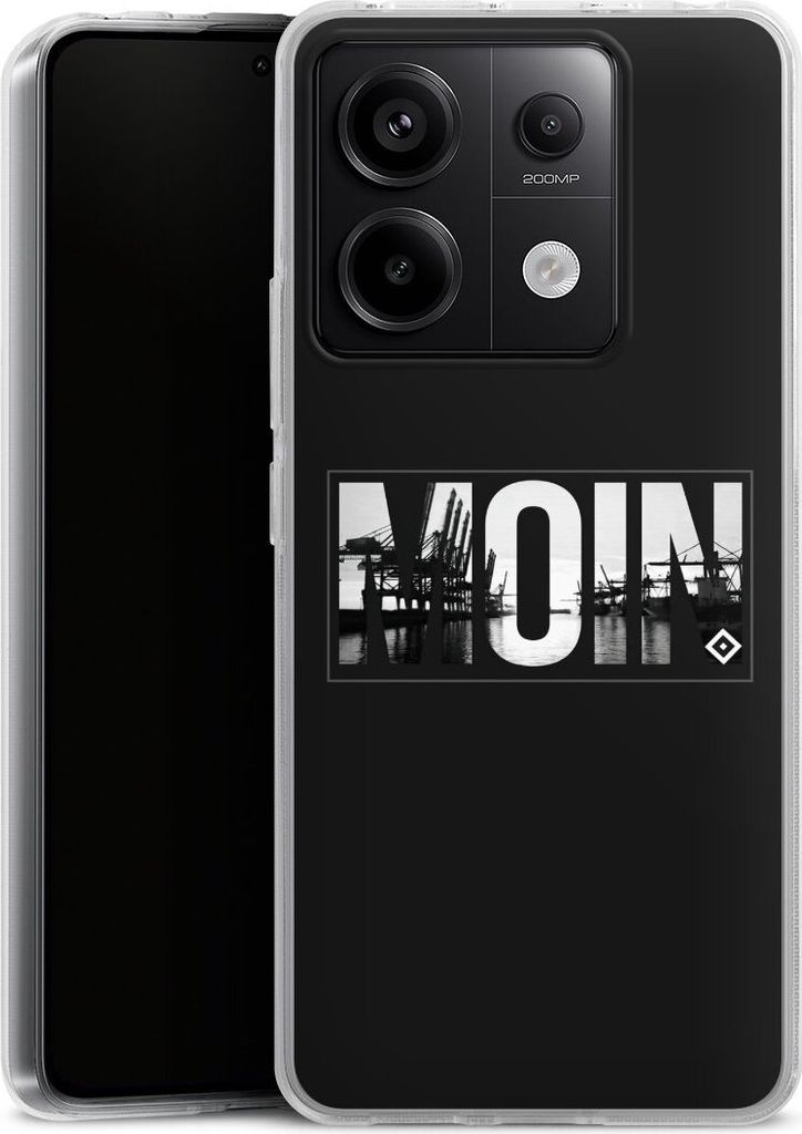 DeinDesign Handyhülle für Xiaomi Redmi Note 13 Pro 5G Silikon Hülle Case Smartphone Schutzhülle HSV Hamburger SV Offizielles Lizenzprodukt