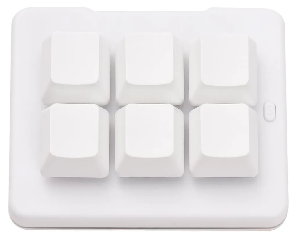 Clavier programmable 3 modes Bluetooth 2.4GHz et Filaire 6 Touches