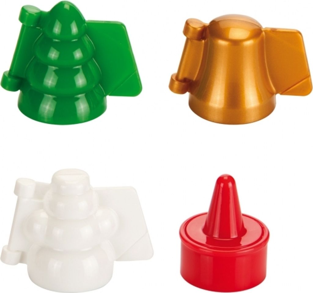 Förmchen für gefülltes Gebäck DELÍCIA, 3 Weihnachtsmotive Produktbild 