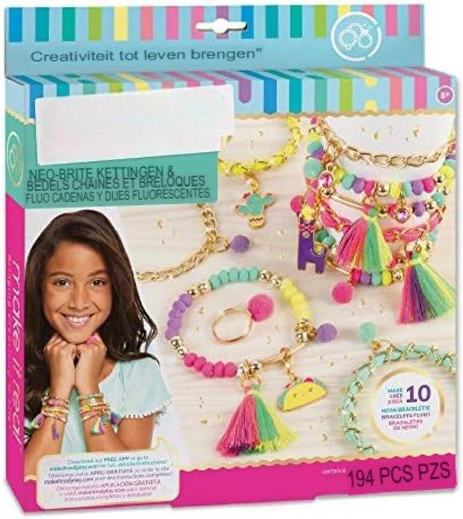 Kit création de bijoux enfants - Ensemble complet perles et breloques