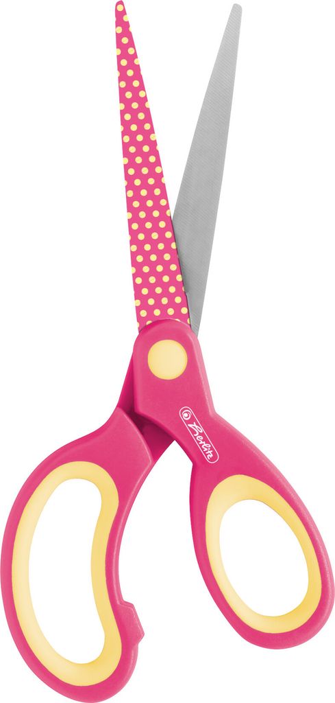 Herlitz Design Bastelschere für Linkshänder / spitz / Produktbild 