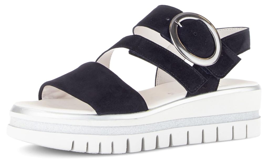 Gabor Plateau Sandaletten Weiblich 32313934353132 Blau 39 Produktbild 