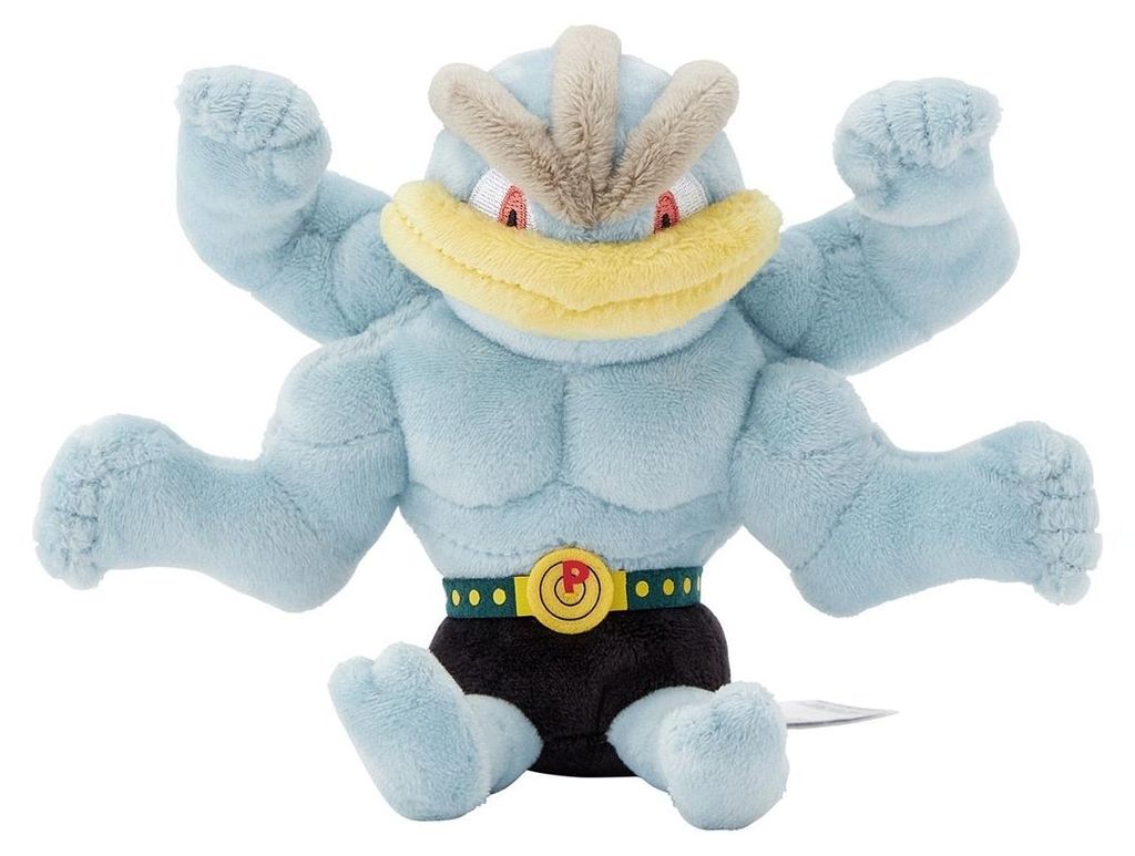 Pokemon Machomei Kuscheltier - 16 cm Plüschtier Machamp