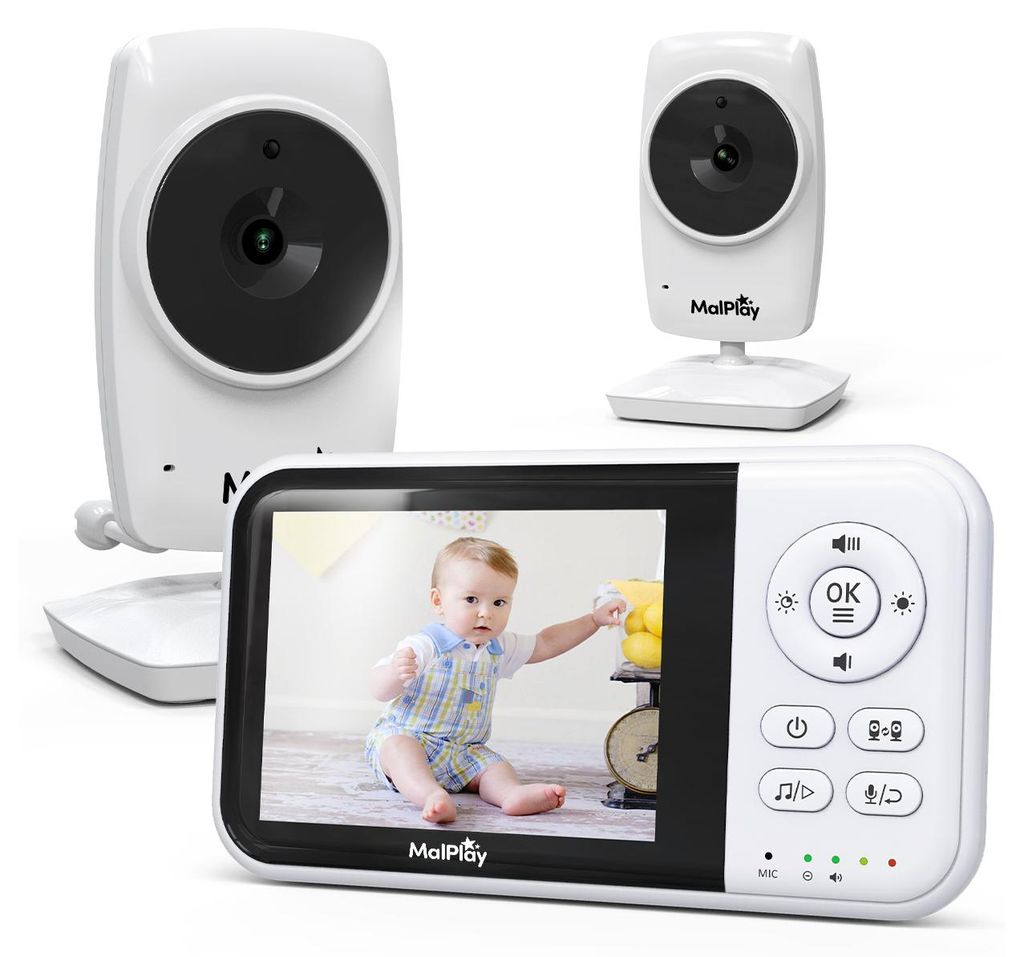 Babyphone mit Kamera Live Monitor Nachtmodus VOX Zoom Produktbild 