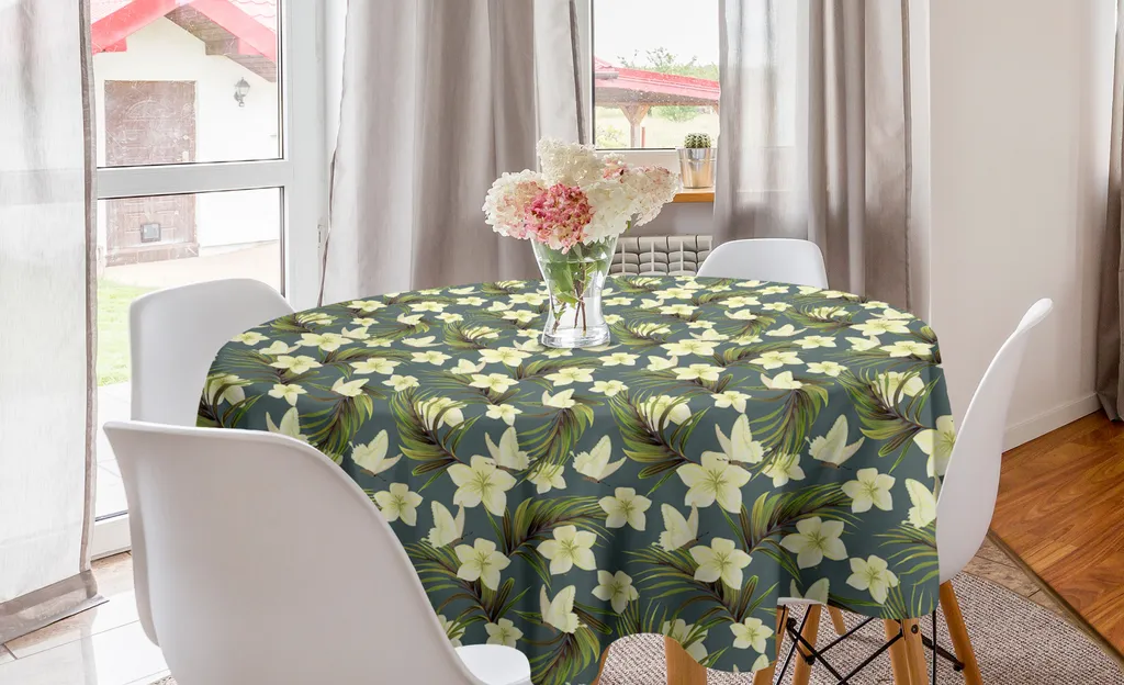 Idea Regalo: Tovaglia Rotonda ABAKUHAUS 150cm | Stile Tropicale
