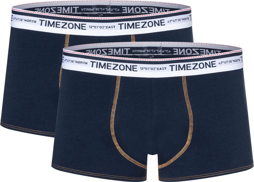 Timezone Komfortable Unterwäsche mit moderner Naht und sportlichem Bund im 2er-Set Größe: M