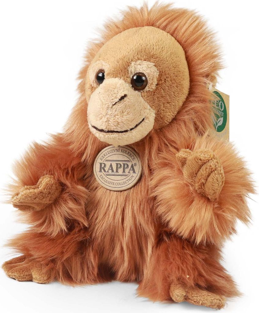 Rappa Plüsch Orang-Utan Kuscheltier 18 cm umweltfreundliches Spielzeug