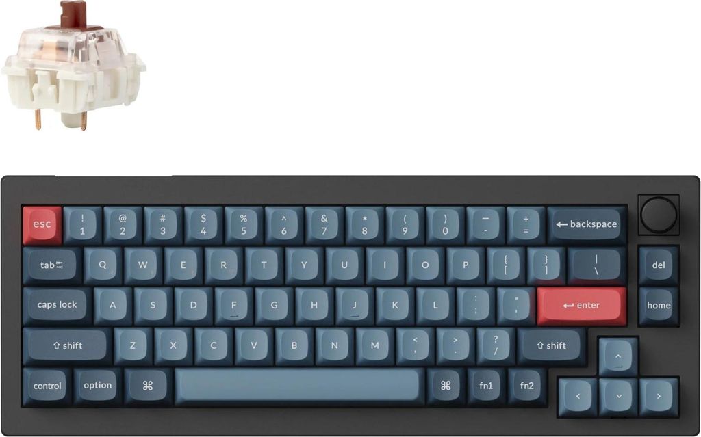 Keychron V2M-D3, Bekabeld en draadloos, USB + RF draadloos Productafbeelding 