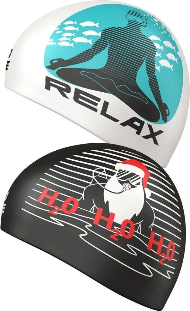 Bonnet de natation en silicone Madwave Reverse Diver - Accessoire réversible