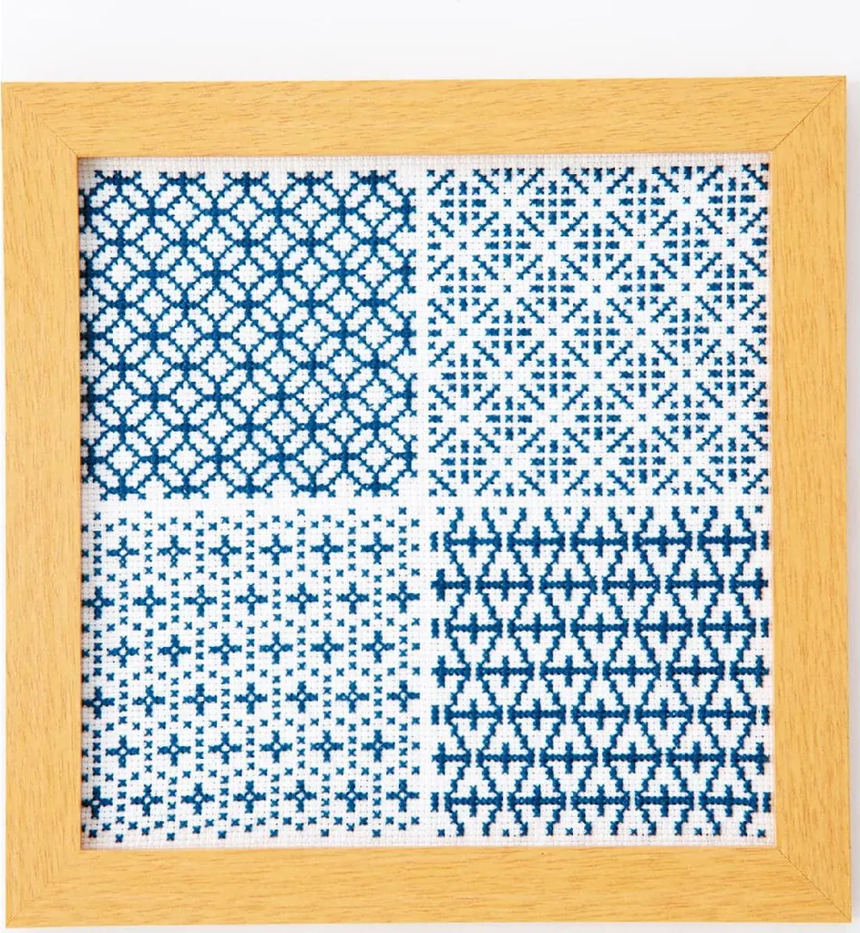 Olympus Navy 20x20cm Kit Punto Croce | Spedizione Immediata | Originale