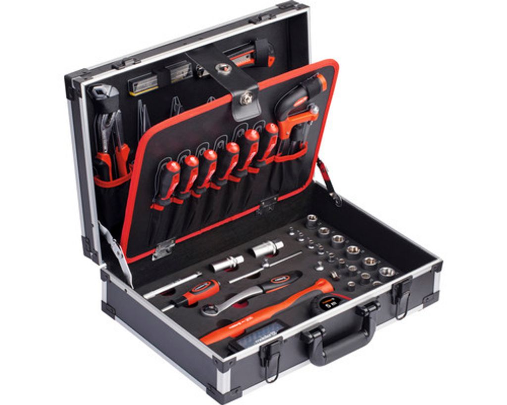 Alu-Werkzeugkoffer Meister 132tlg.