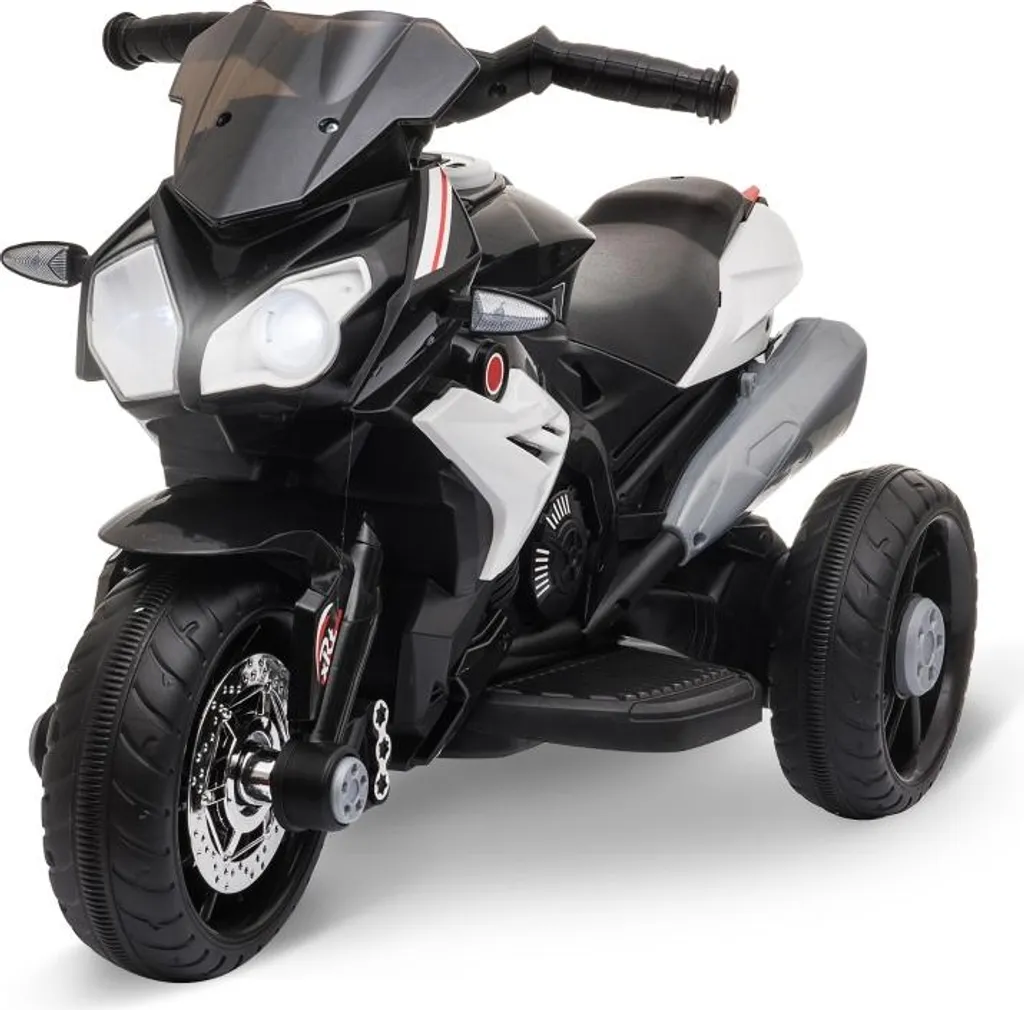 Moto électrique Fortuna Lai pour enfants avec sons et lumières - Noir