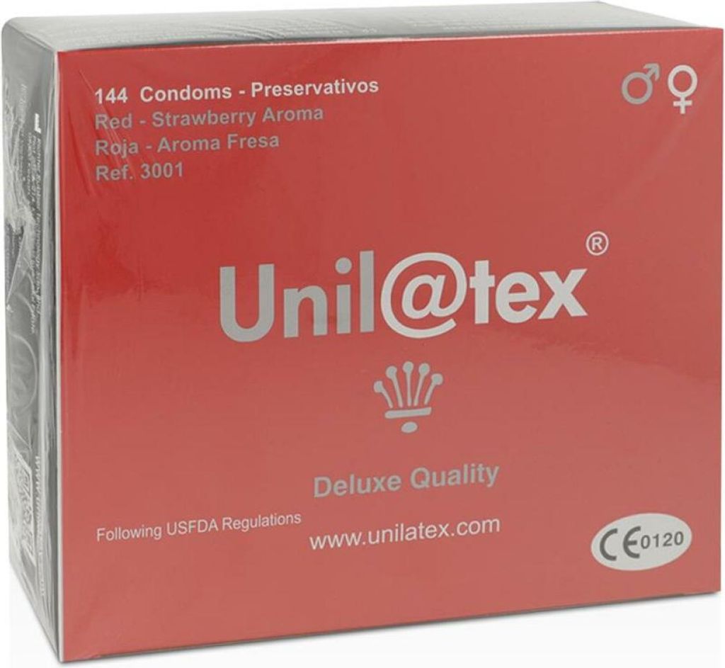 Prezerwatywy Unilatex truskawka 144 szt Zdjęcie produktu 