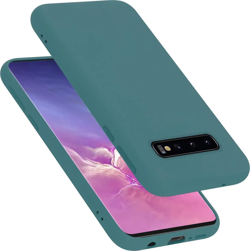 Cadorabo custodia protettiva per Samsung Galaxy S10 4G custodia in verde telefono cellulare Custodia Cover TPU Etui