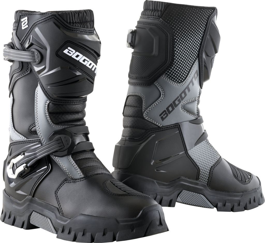 Bogotto Xeton wasserdichte Adventure Stiefel, schwarz/grau, Produktbild 