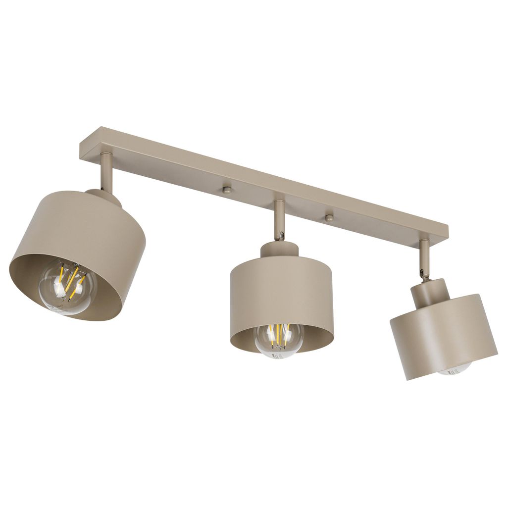 MasterLED Deckenleuchte Elza 3-flammig E27 beige Produktbild 