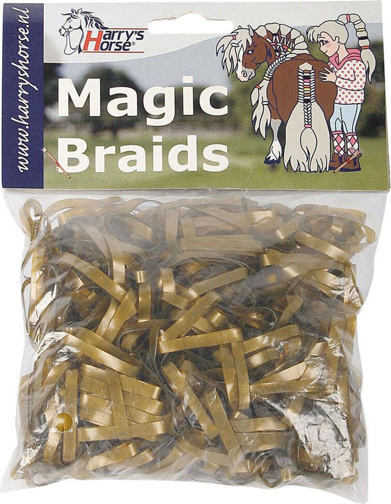 Harry ́s Horse Haargummis 10 Einheiten Golden Golden One Size