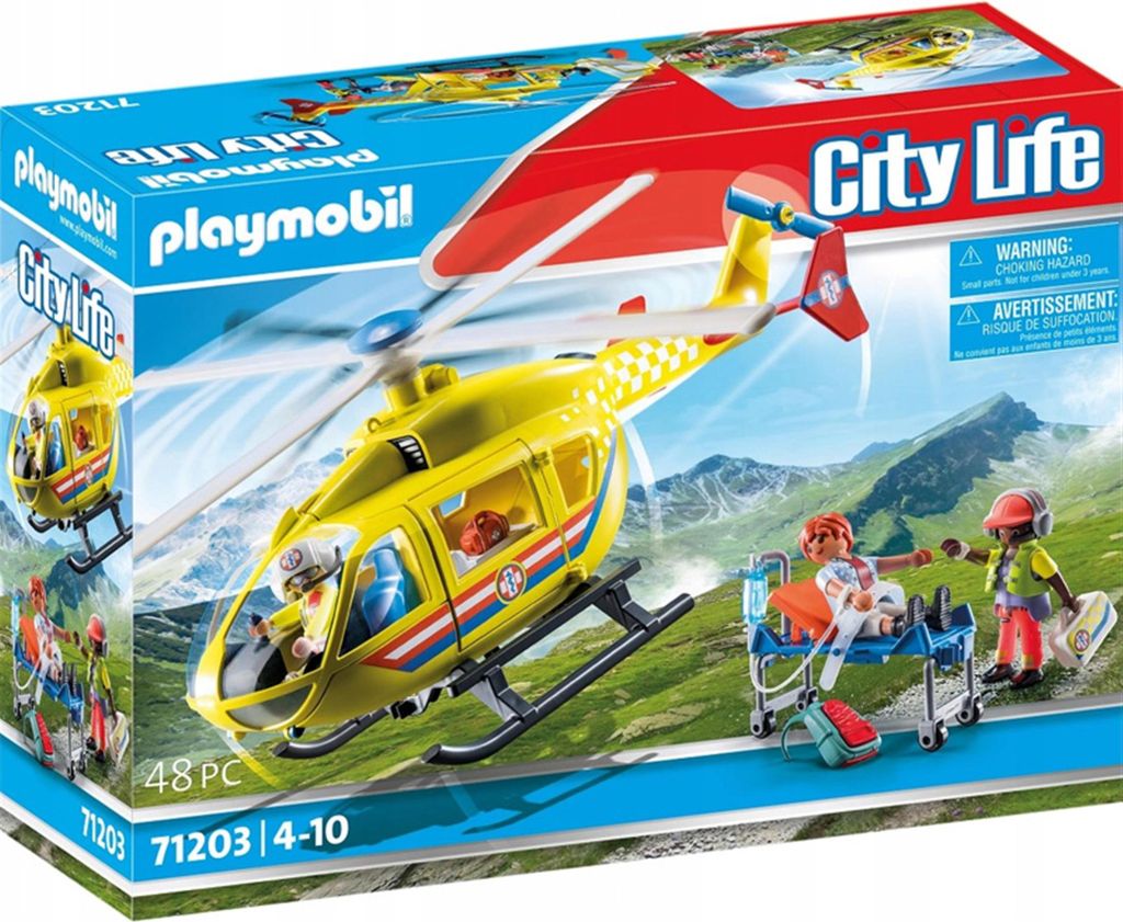 PLAYMOBIL City Life 71203 Rettungshelikopter Produktbild 