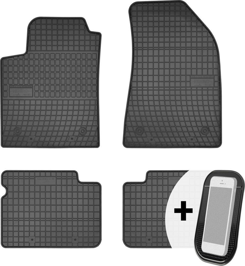 Gummimatten Auto Fußmatten Automatten Passgenau 4-teilig Set - passend für Fiat Bravo II 2007-2014