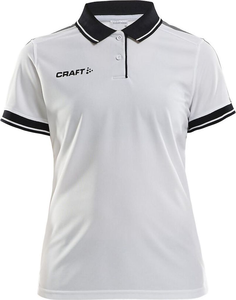 Craft Pro Control Poloshirt Damen - Weiß / Schwarz