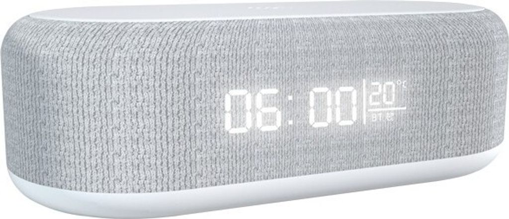 Einstellbares Nachtlicht Nachttisch Multifunktionaler Wecker Schnelles Aufladen Kabelloses Handy-Ladegerät