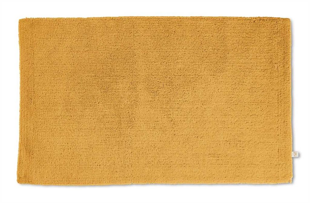 Rhomtuft Badteppich Pur eckig 60 x 60 cm Farbe gold