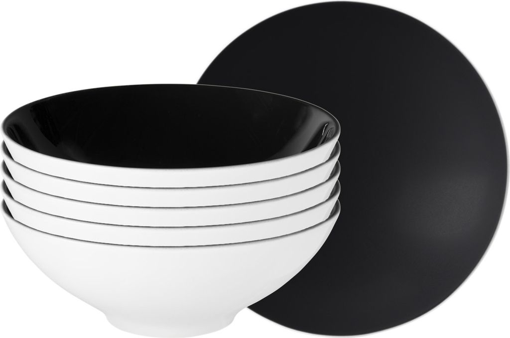 Seltmann Weiden Life Fashion Dessertschale ø 14,6 cm 6er Set Glamorous Black